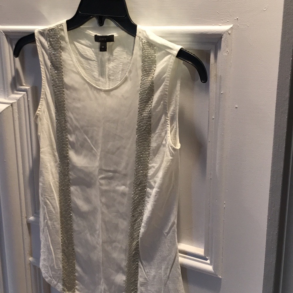 J Crew top slightly off white color